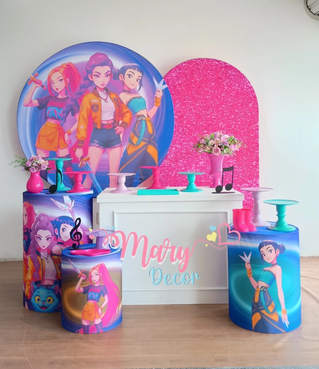Guerreiras Do K Pop Kit Comemore  - Mary Decor Festas & Locações