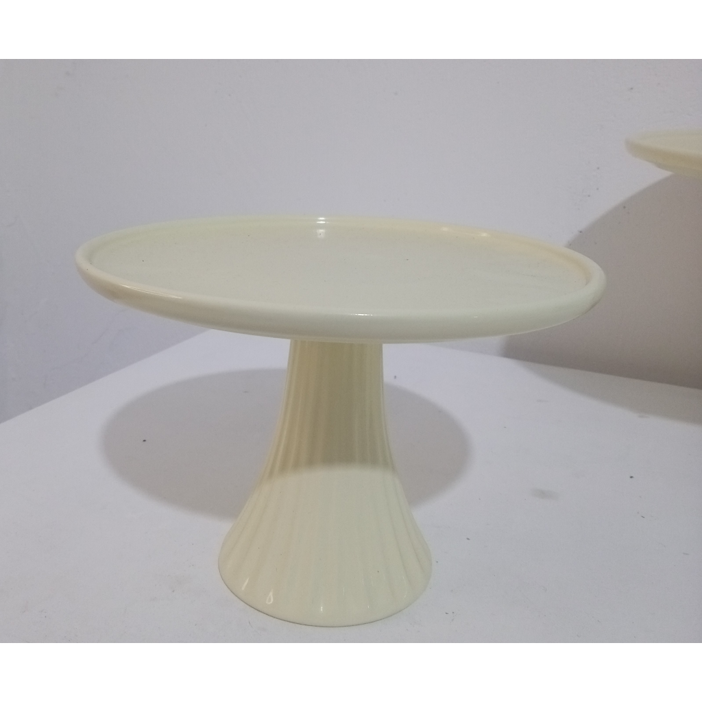 Bandeja Ceramica Amarelo Baby M - Mary Decor Festas & Locações