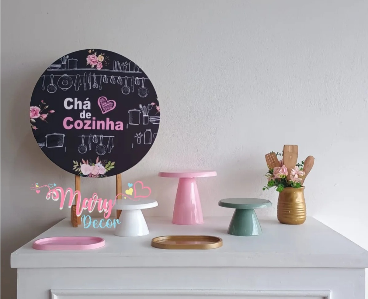 Chá de Cozinha   Mini Kit Festa Na Mesa  - Mary Decor Festas & Locações