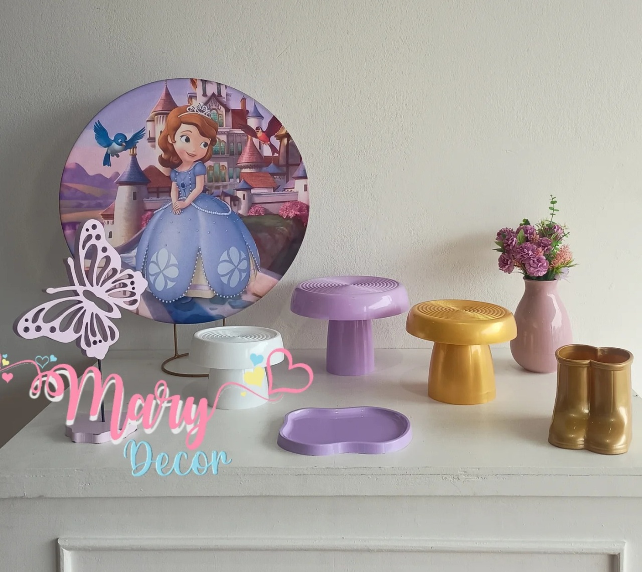 Mini Kit Princesa Sofia  - Mary Decor Festas & Locações