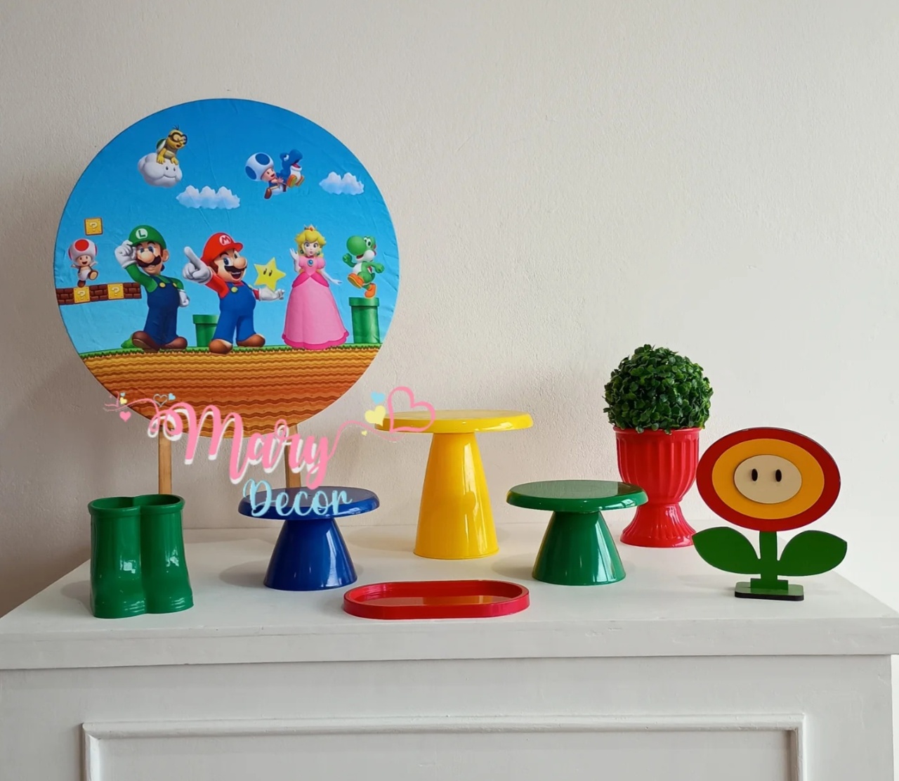 Mini Kit Super Mário  - Mary Decor Festas & Locações