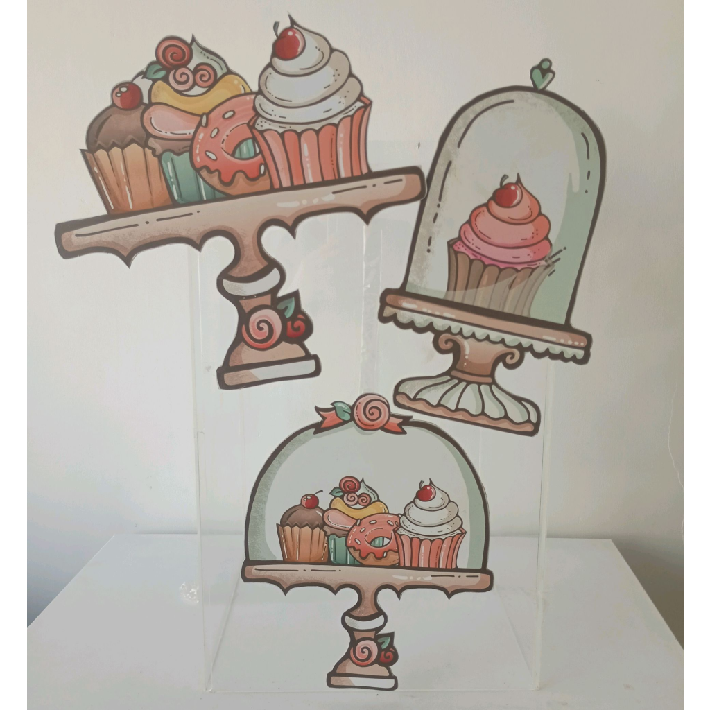 Display Kit Doces Confeitaria 2 - Mary Decor Festas & Locações