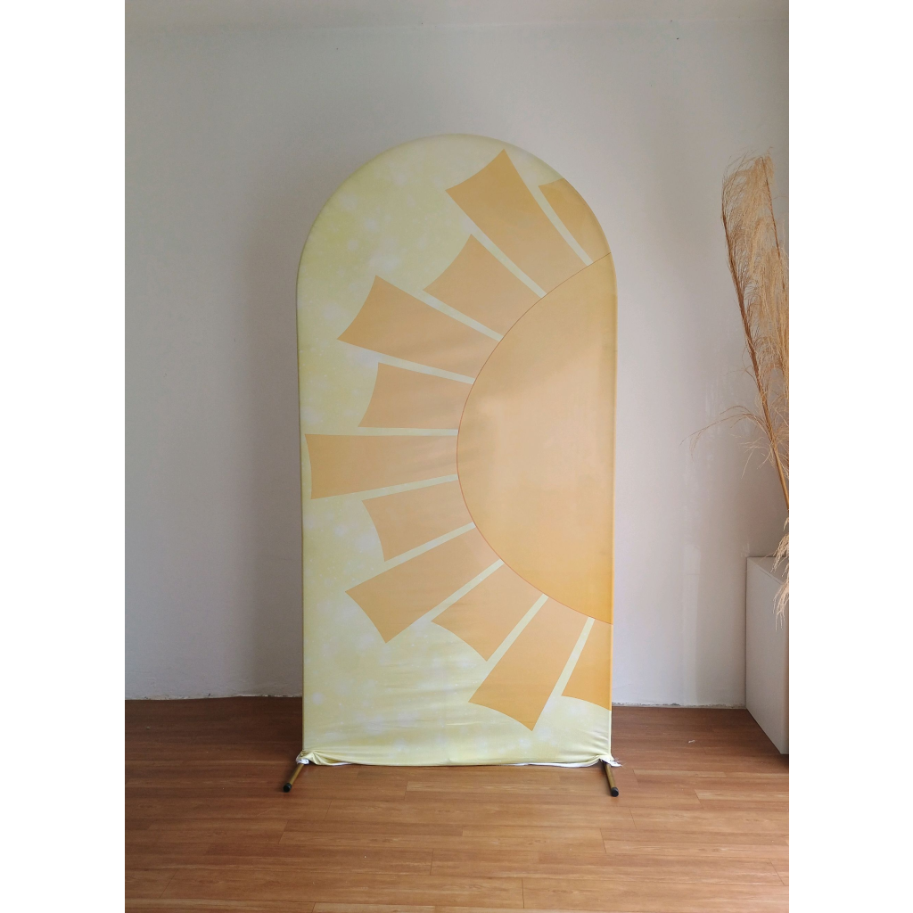 Capa Veste Fácil Painel Romano  Sol Raio de Sol - Mary Decor Festas & Locações