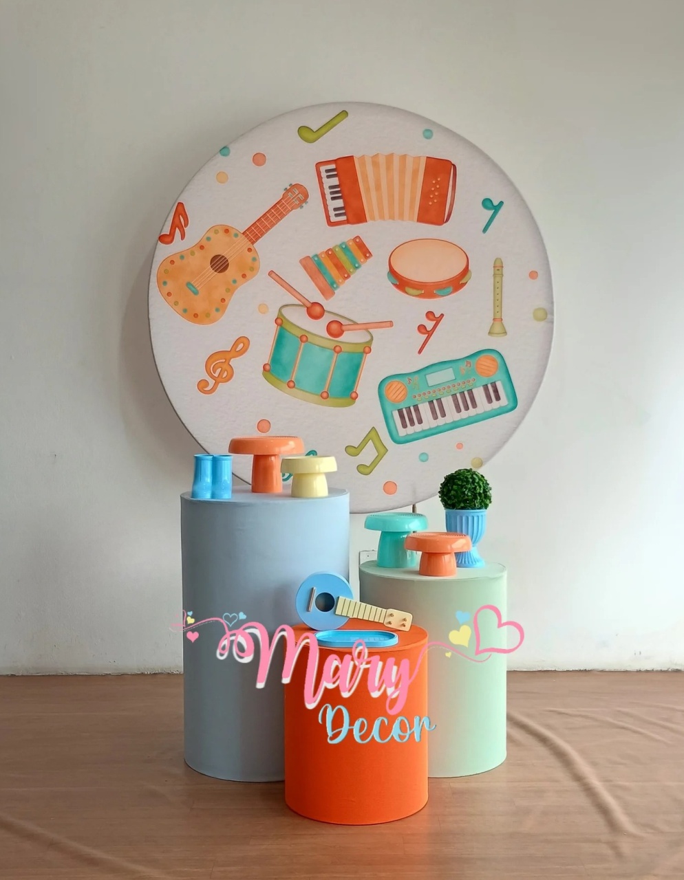 Notas Musicais Kit Básico  - Mary Decor Festas & Locações