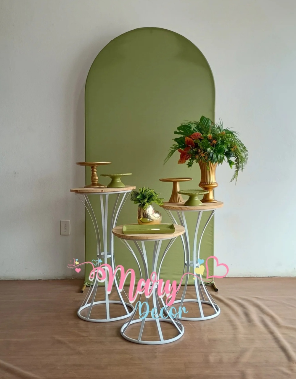 Verde Oliva Kit Celebre 01 - Mary Decor Festas & Locações