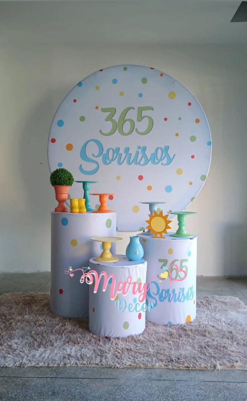 365 Sorrisos Kit Só Um Bolinho  - Mary Decor Festas & Locações