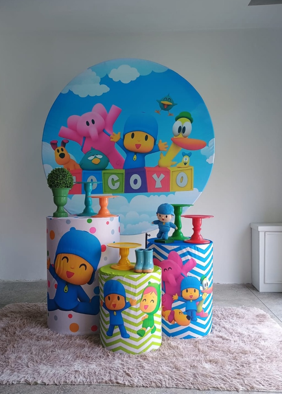 Pocoyo  Kit Só Um Bolinho  - Mary Decor Festas & Locações