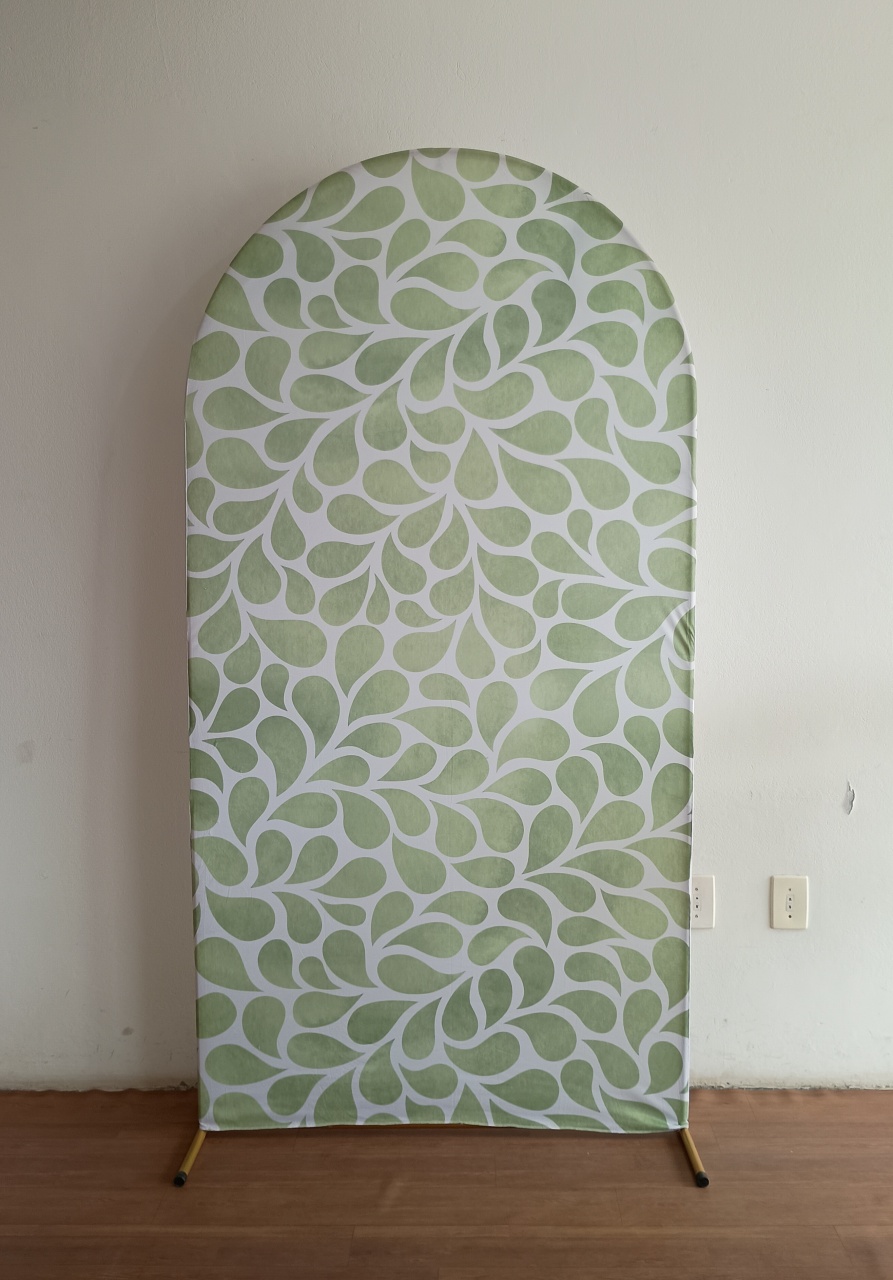 Capa Veste Facil Painel Folhas - Mary Decor Festas & Locações