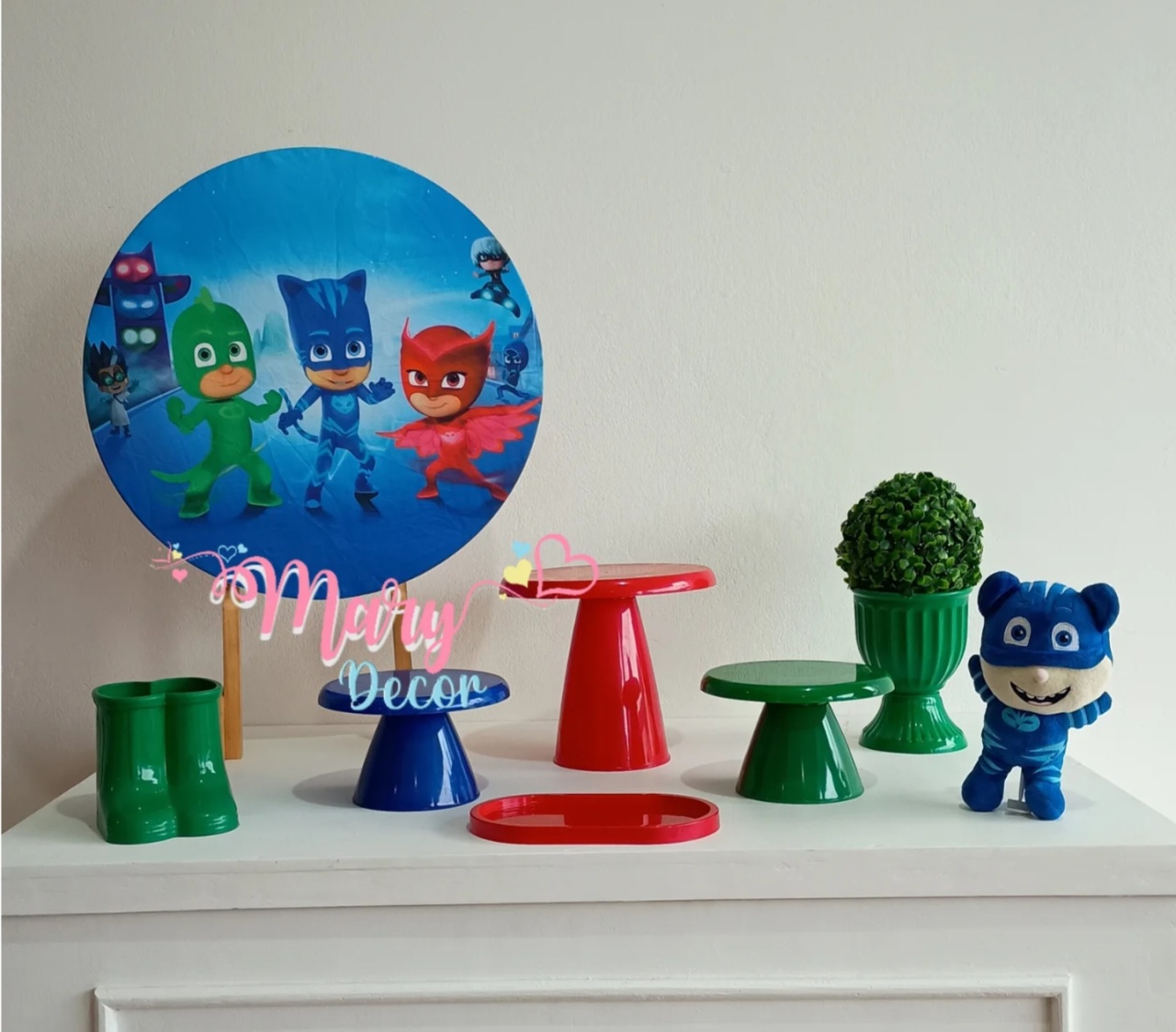 Mini Kit Pj Max  - Mary Decor Festas & Locações