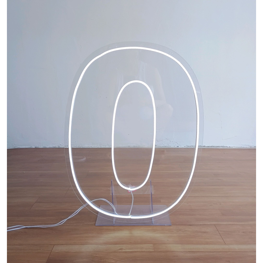 Numeral 0 de Led G - Mary Decor Festas & Locações