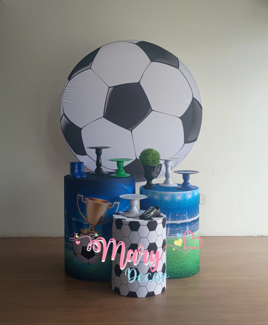  Futebol  Kit Só Um Bolinho  - Mary Decor Festas & Locações