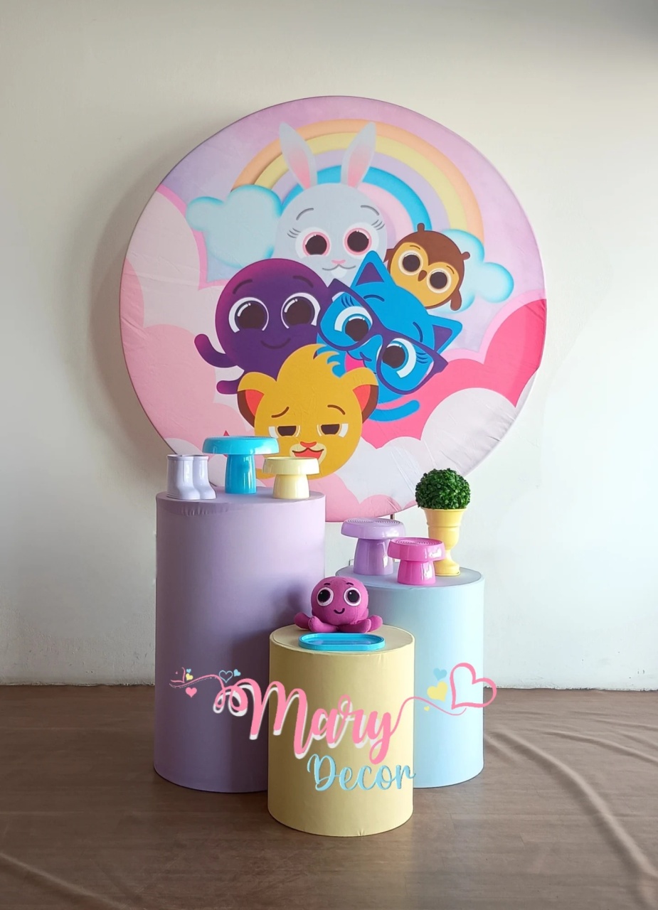 Bolo Fofo Menina Kit Basico - Mary Decor Festas & Locações