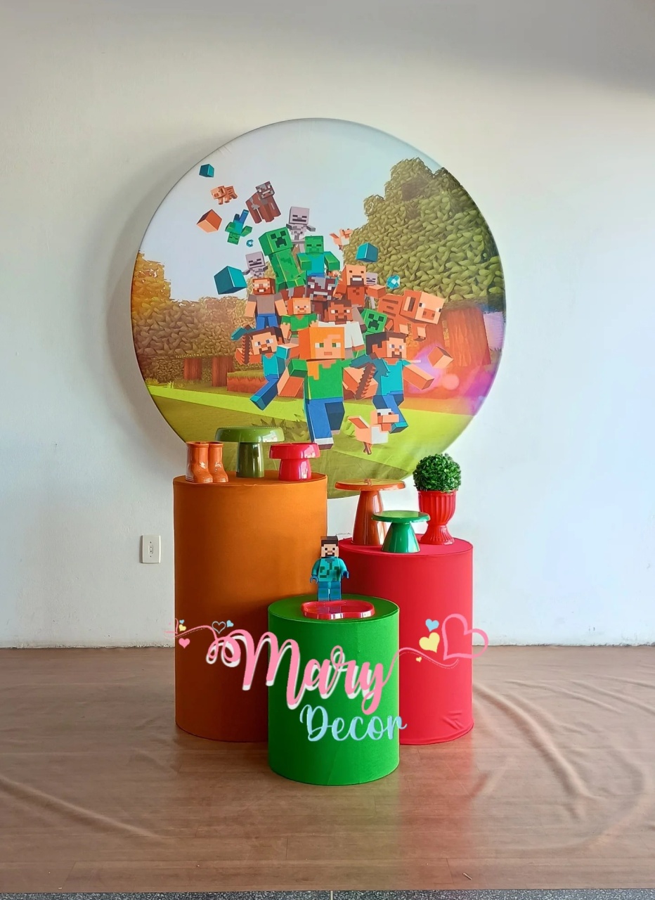 Mine Craft Kit Básico  - Mary Decor Festas & Locações