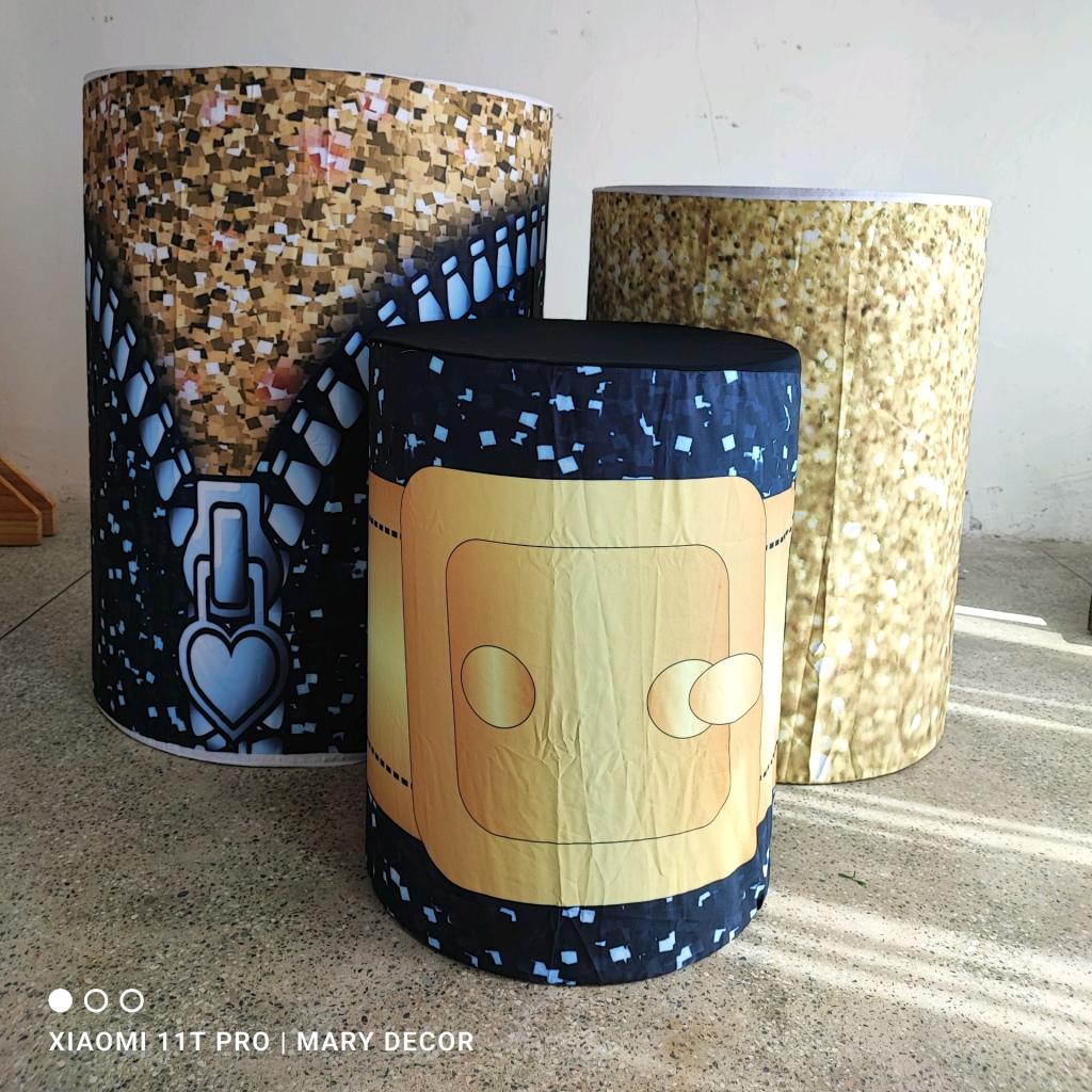 Capas de Cilindro  Lol Quee Bee - Mary Decor Festas & Locações