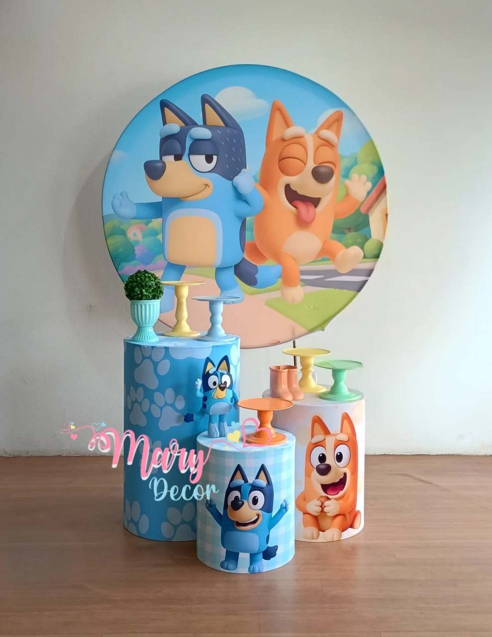 Bluey Kit Só Um Bolinho  - Mary Decor Festas & Locações
