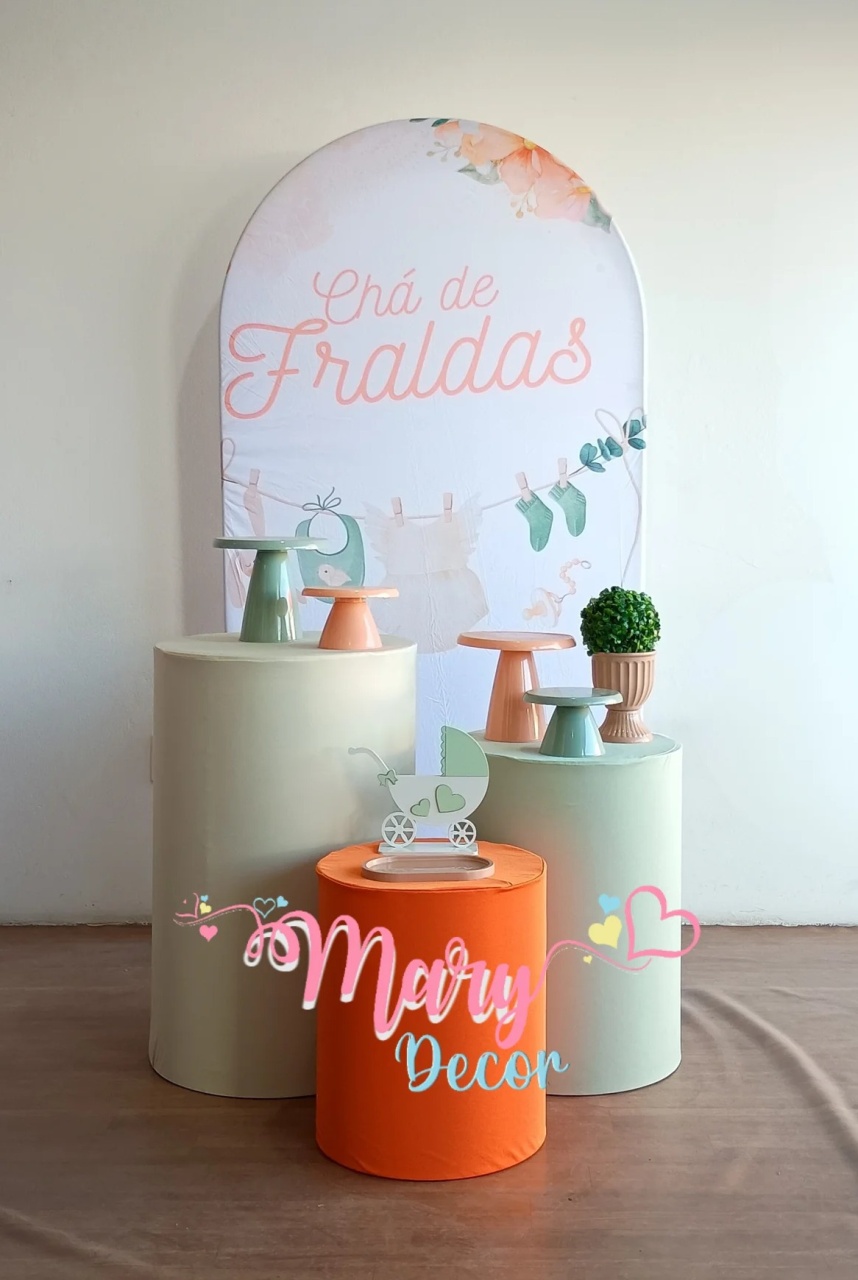 Chá de Bebê   Kit Básico   - Mary Decor Festas & Locações