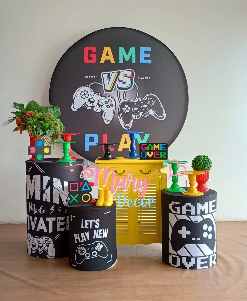 Vídeo Game Kit  Festa Em Casa  - Mary Decor Festas & Locações