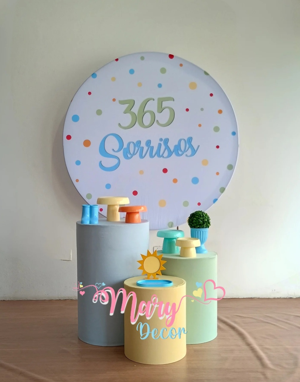365 Sorrisos Kit Básico - Mary Decor Festas & Locações