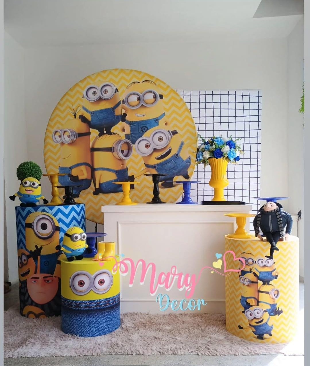 Minions Kit Comemore - Mary Decor Festas & Locações
