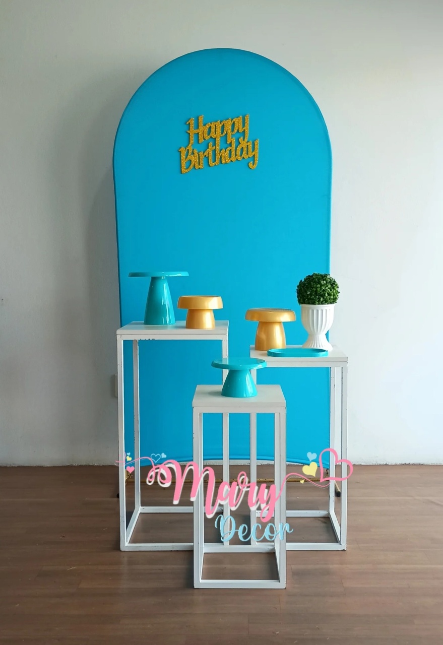 Kit Meu Dia Azul Turquesa  - Mary Decor Festas & Locações