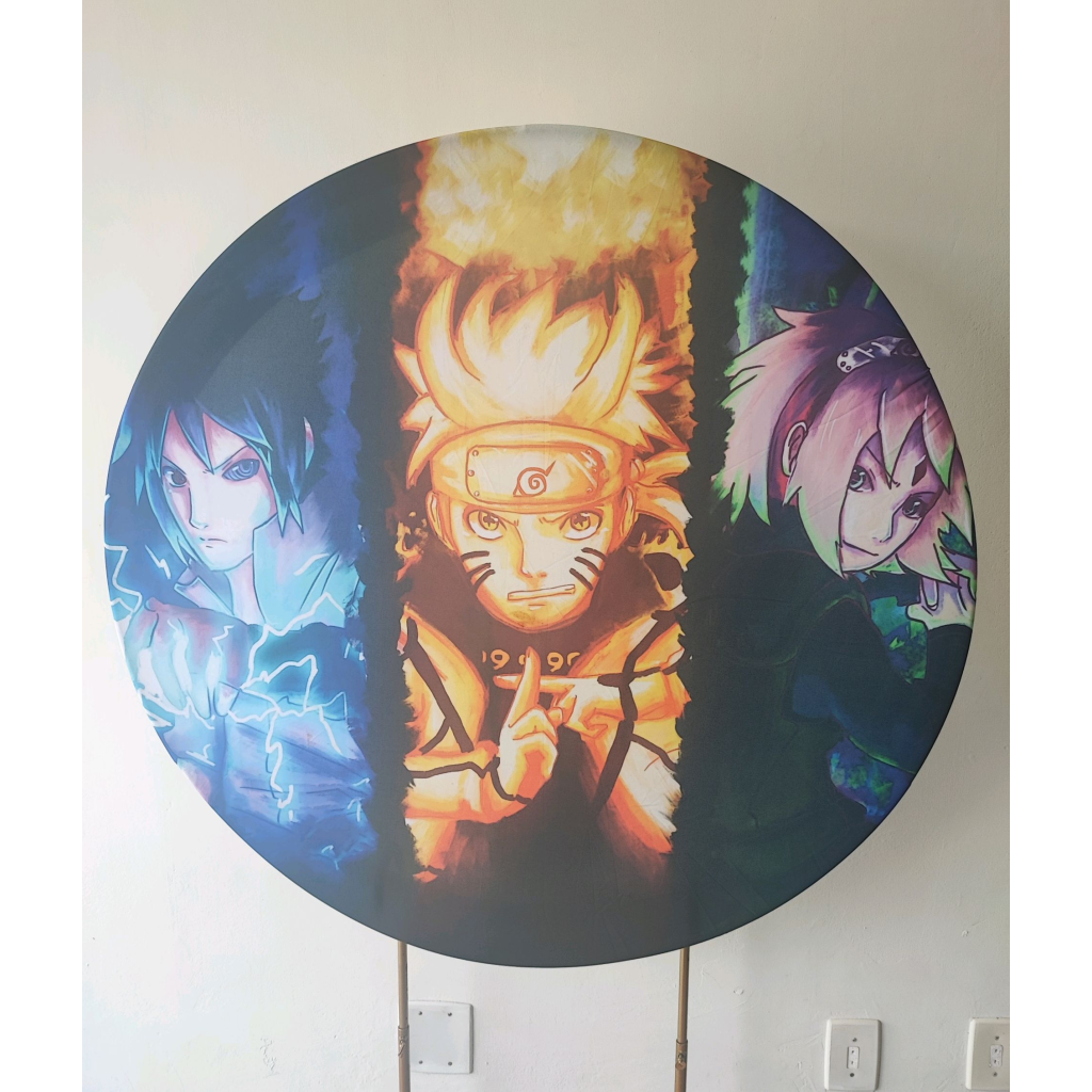 Painel 1.00X1.00 Naruto - Mary Decor Festas & Locações