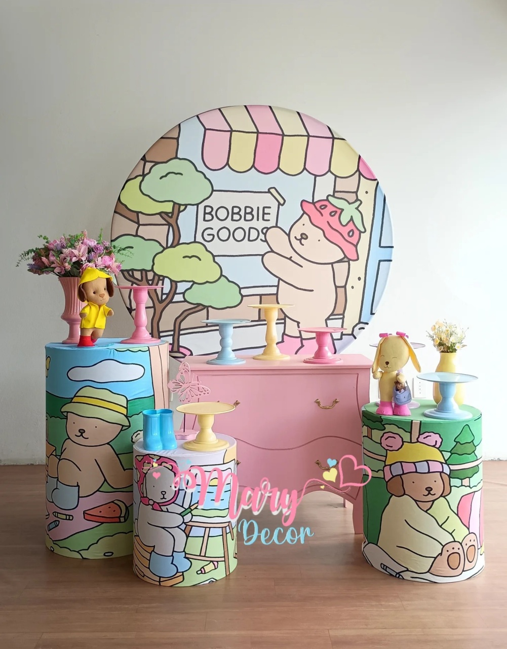 Bobbie Goods Kit Festa Em Casa  - Mary Decor Festas & Locações
