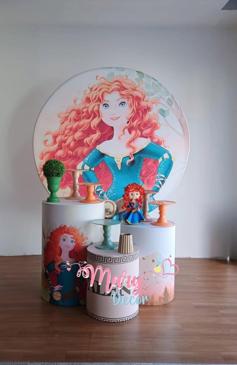 Princesa Valente Kit  Só Um Bolinho  - Mary Decor Festas & Locações