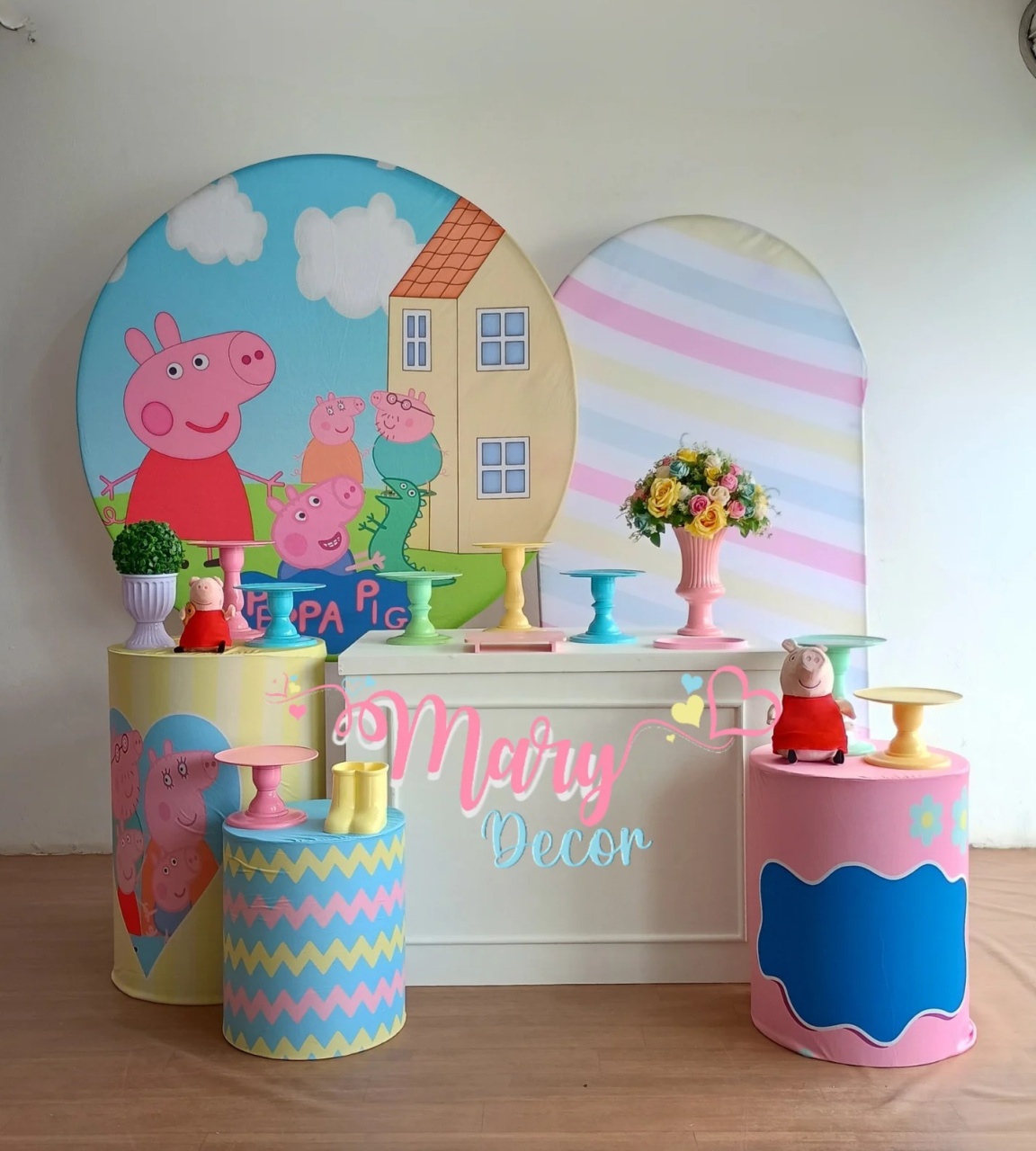 Pepa  Pig Kit Comemore  - Mary Decor Festas & Locações
