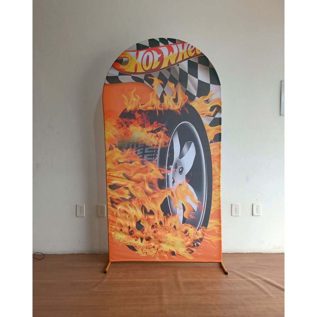 Capa Veste Fácil Painel Lateral Hotwheels - Mary Decor Festas & Locações