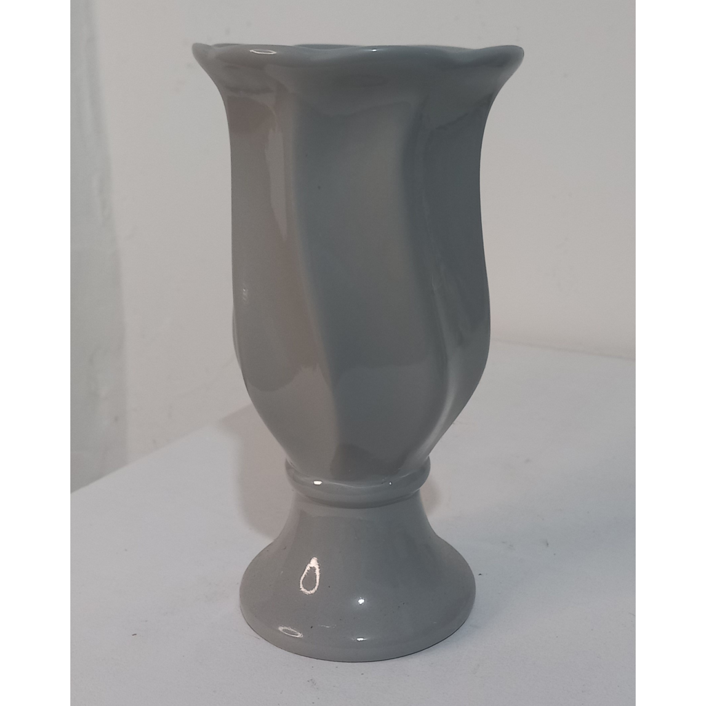 Vaso M Cinza - Mary Decor Festas & Locações