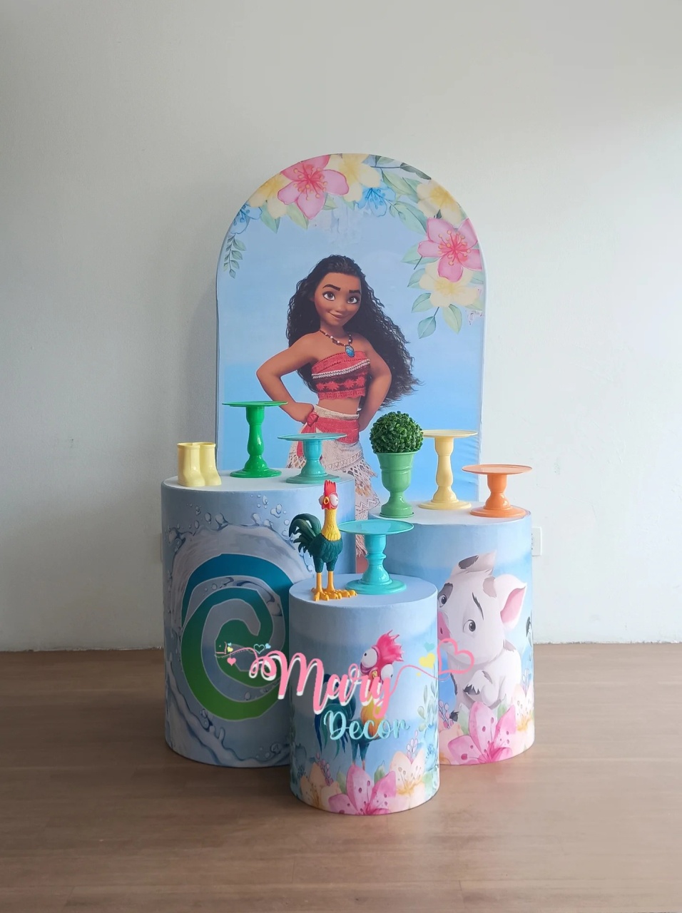 Moana Kit Só Um Bolinho  - Mary Decor Festas & Locações