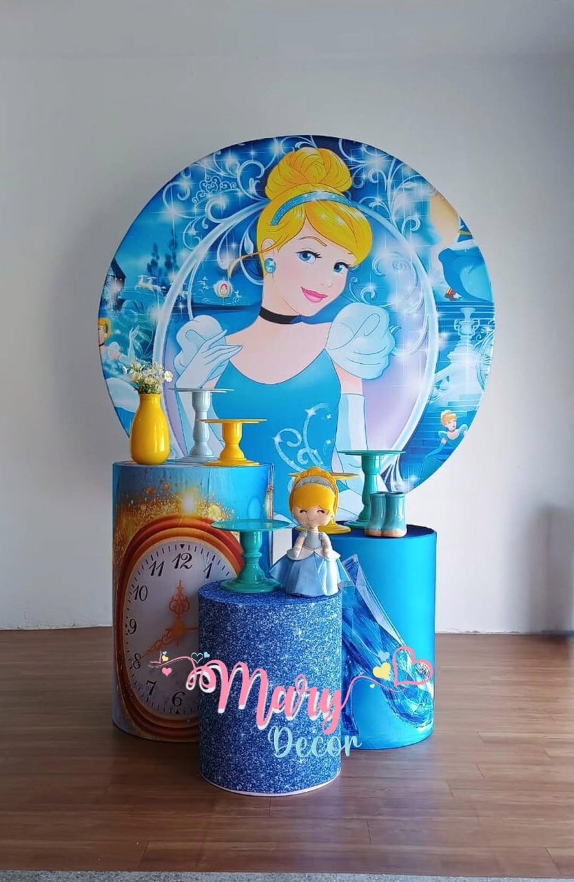Cinderela  Kit Só Um Bolinho  - Mary Decor Festas & Locações