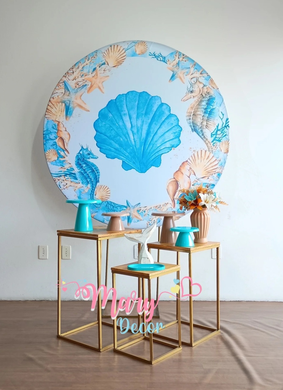 Fundo Do Mar Kit Só Umas Coisinhas Simples - Mary Decor Festas & Locações