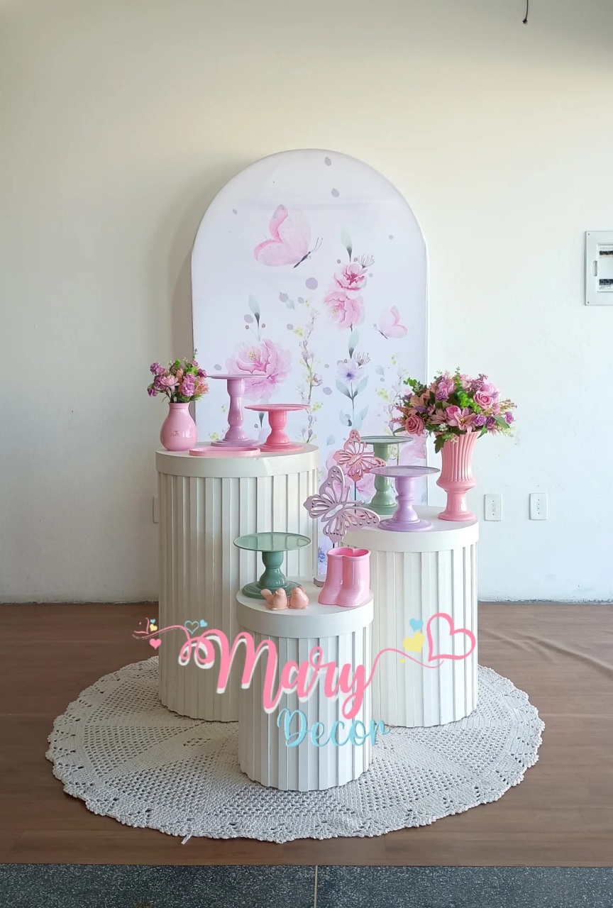 Kit Jardim  Celebre Baby Luxo  - Mary Decor Festas & Locações