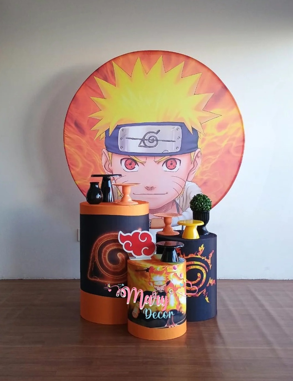 Naruto Kit Só Um Bolinho  - Mary Decor Festas & Locações