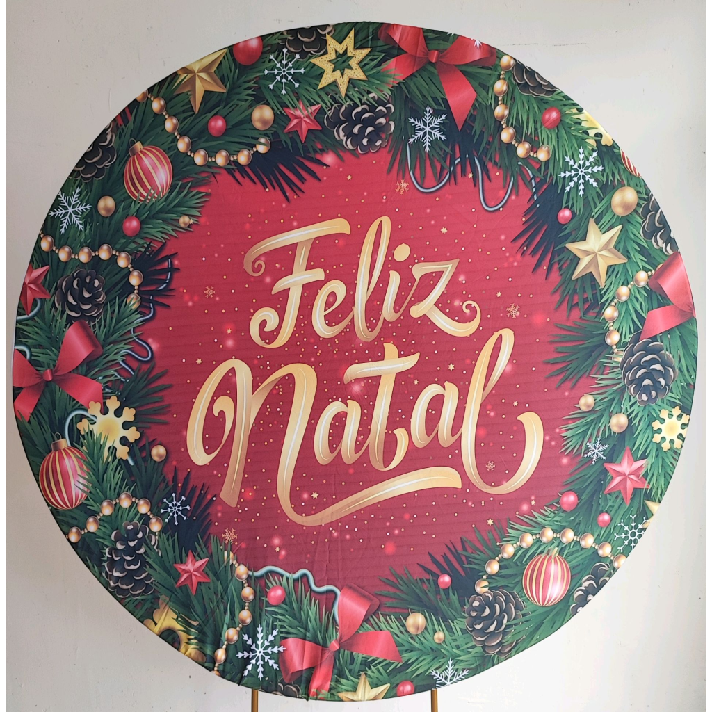 Painel Sublimado Natal - Mary Decor Festas & Locações