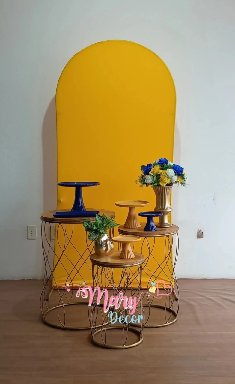   Amarelo   Kit Celebre   - Mary Decor Festas & Locações