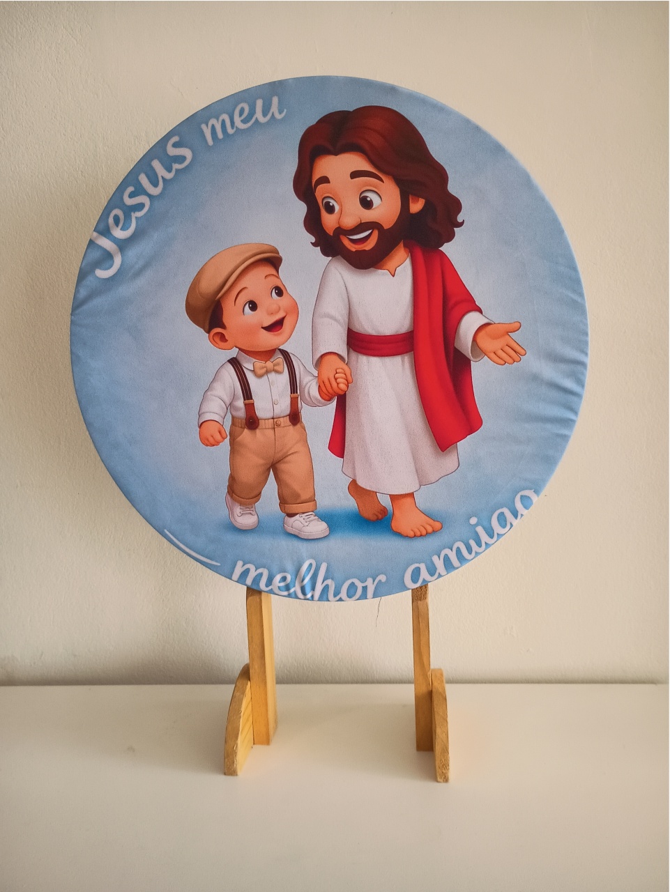 Capa Mini Painel Jesus Meu Melhor Amigo - Mary Decor Festas & Locações