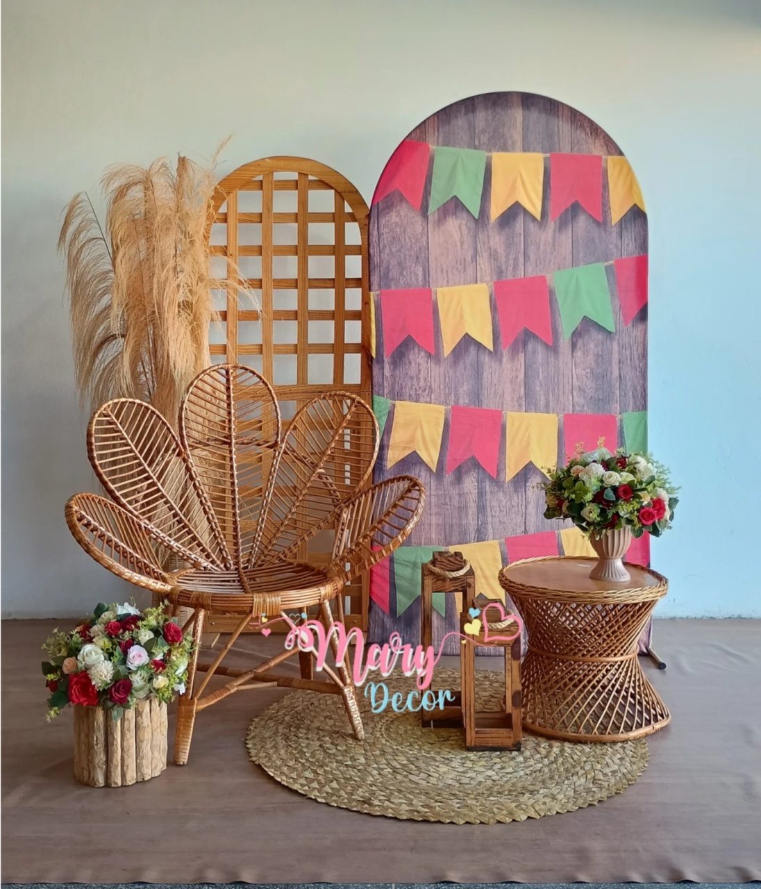 Meu Arraia Instagramavel Kit Meu Momento   - Mary Decor Festas & Locações