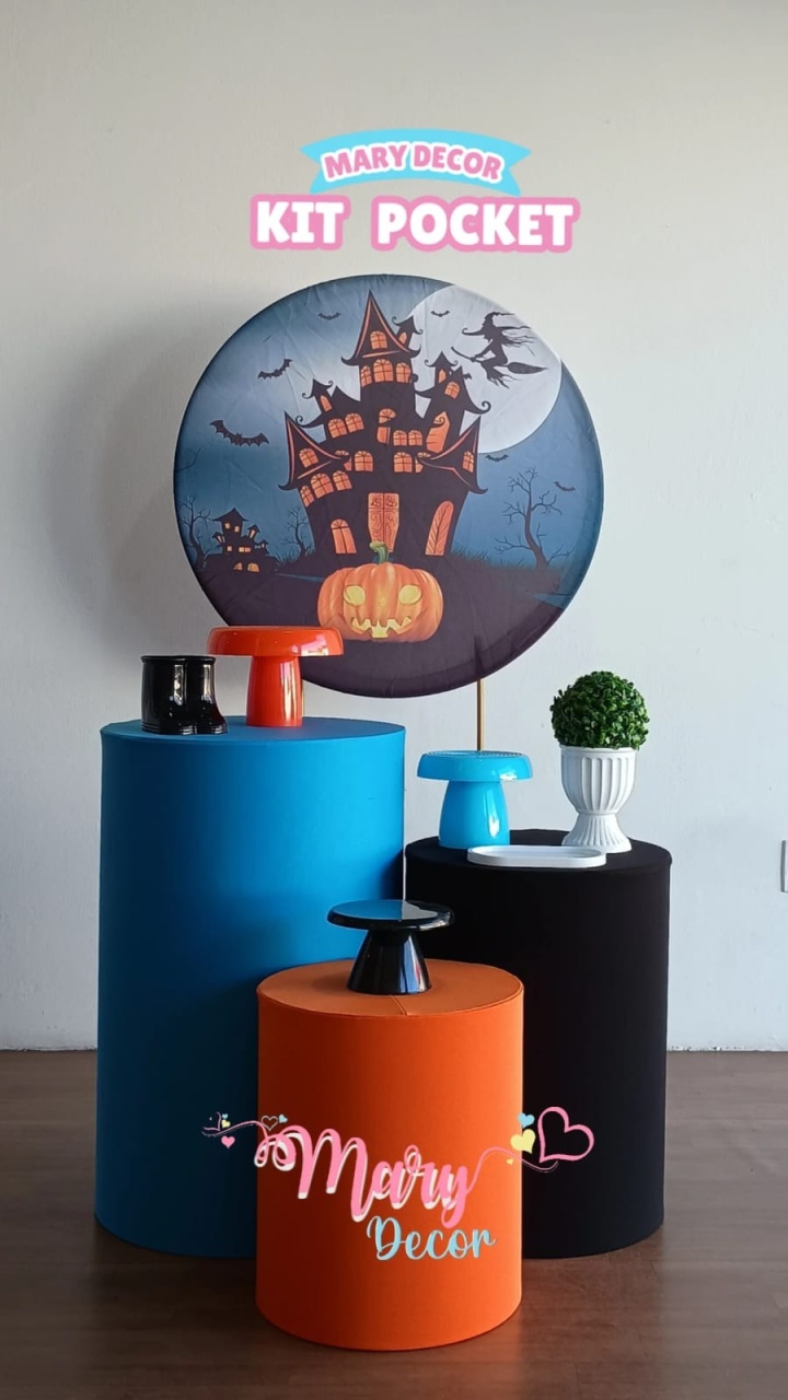 Kit Pocket Halloween  - Mary Decor Festas & Locações