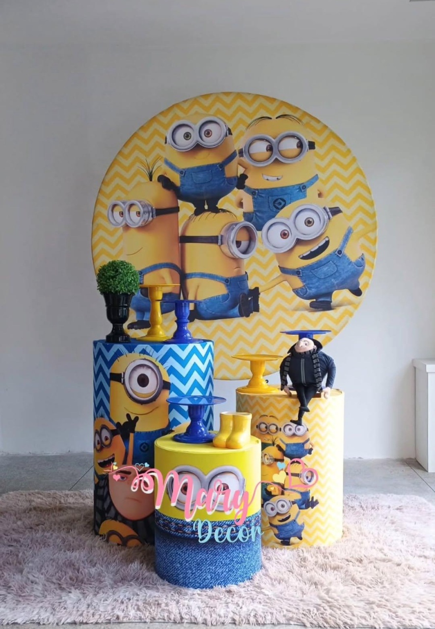 Minions Kit Só Um Bolinho  - Mary Decor Festas & Locações