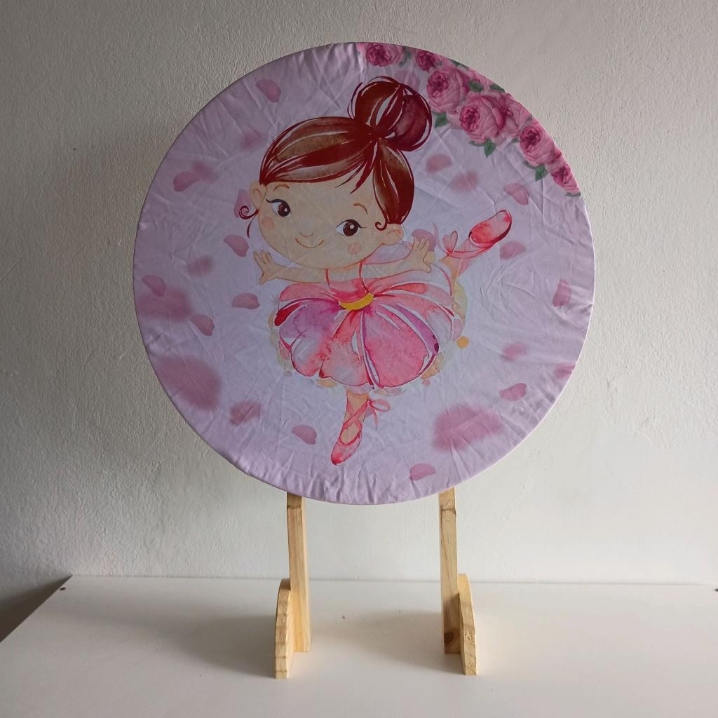Capa Mini Painel 50X50 Bailarina - Mary Decor Festas & Locações