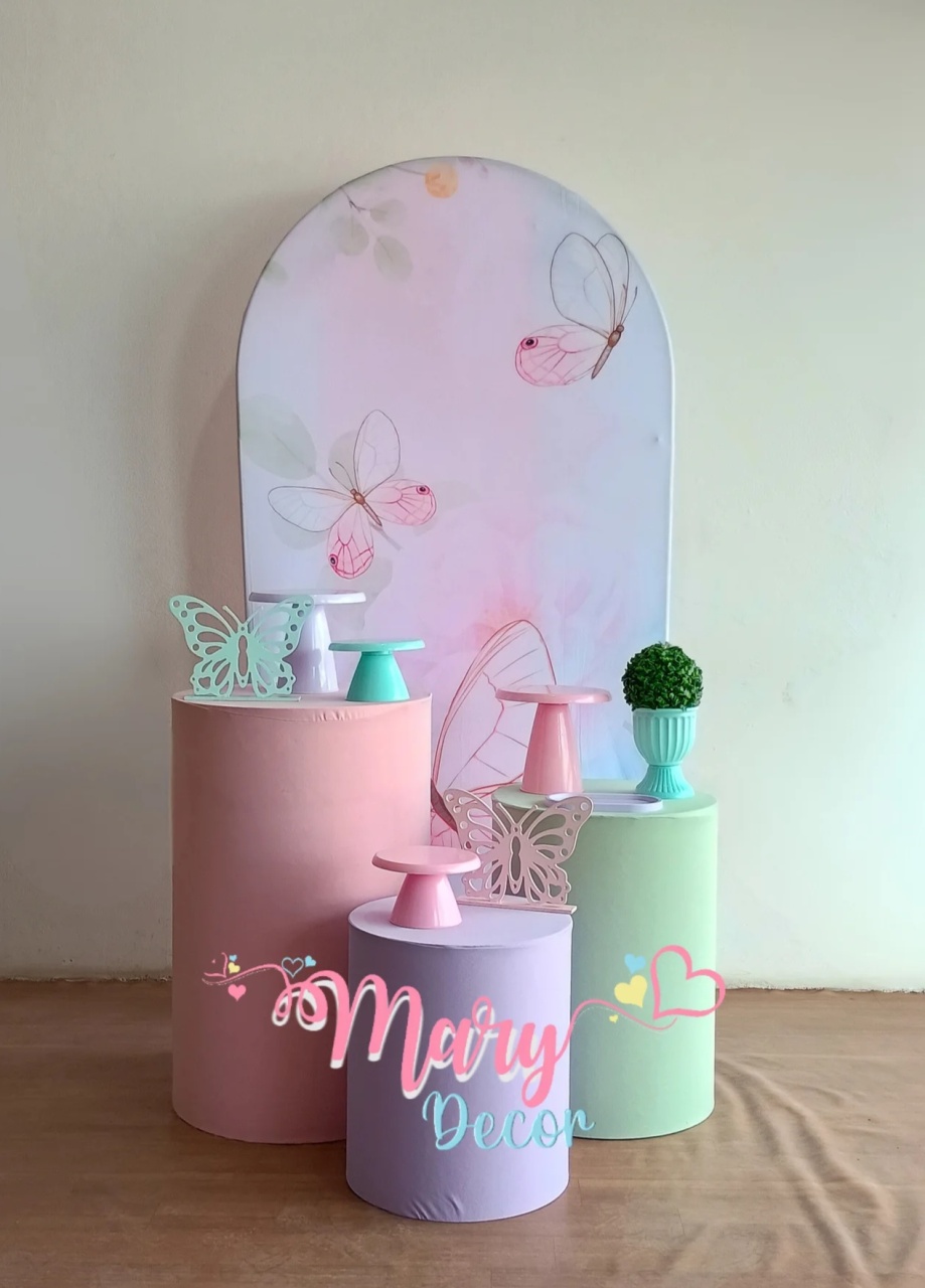 Borboletas 2 Kit Celebre Básico - Mary Decor Festas & Locações