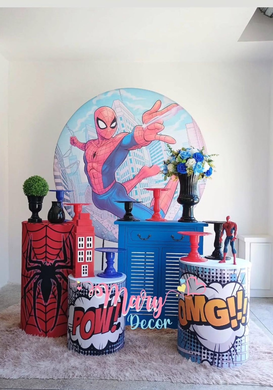 Homem Aranha  Kit Festa Em Casa  - Mary Decor Festas & Locações