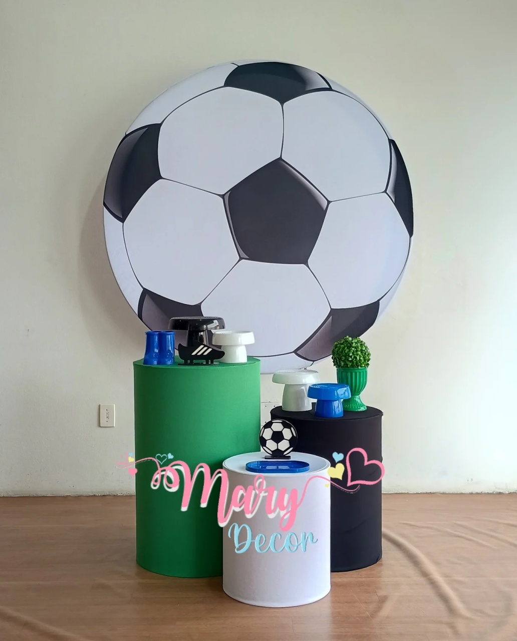  Futebol  Kit Básico  - Mary Decor Festas & Locações