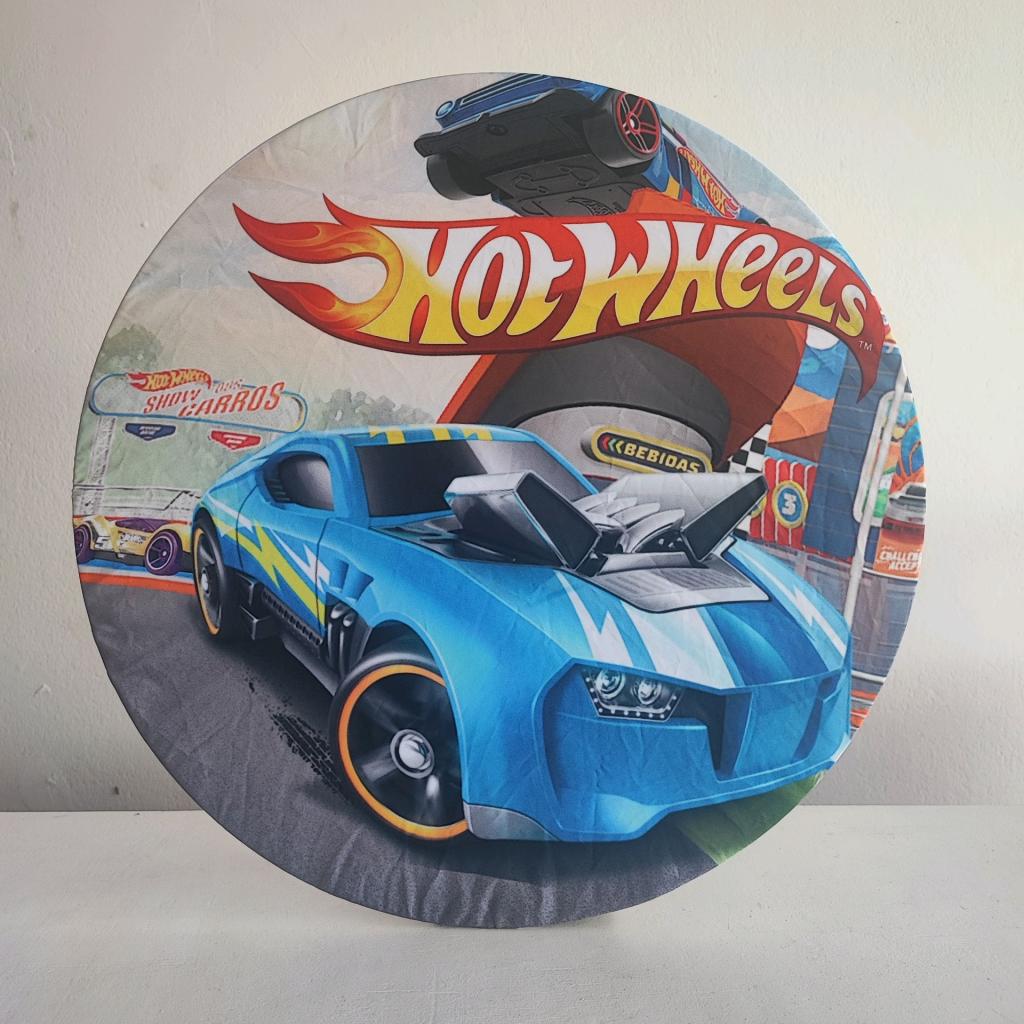 Capa  Painel 50 Cm Hot Wheels - Mary Decor Festas & Locações