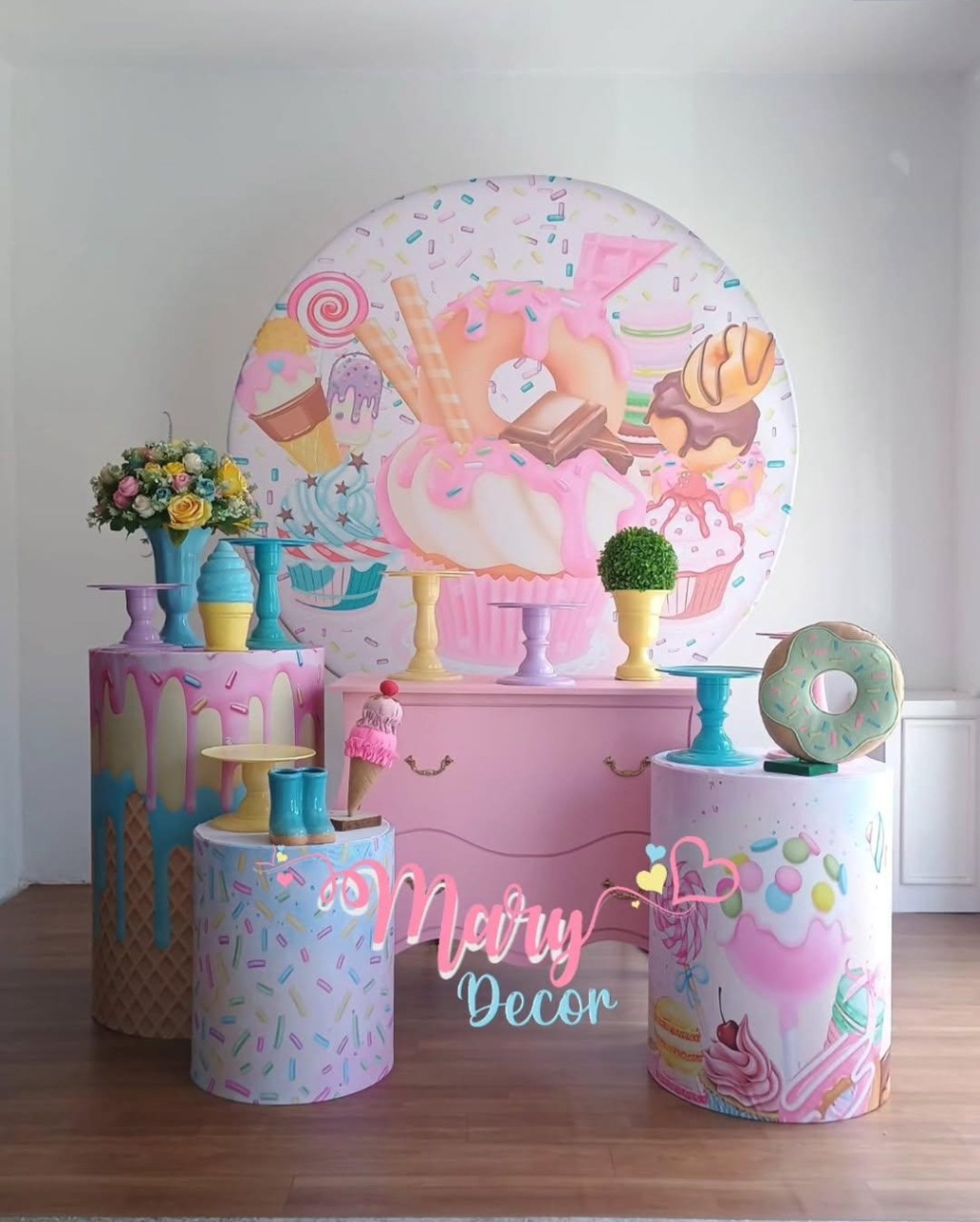  Doce Confeitaria Kit Festa Em Casa  - Mary Decor Festas & Locações
