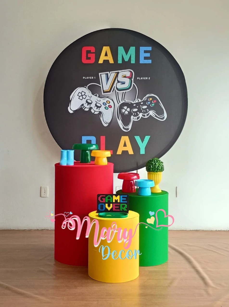 Vídeo Game Kit Básico  - Mary Decor Festas & Locações