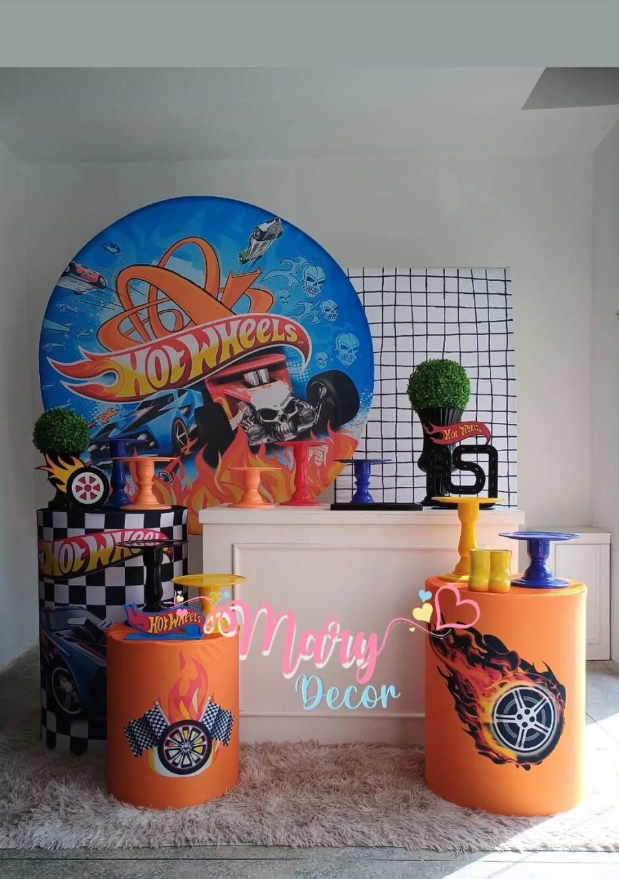 Hot Wheels  Kit Comemore - Mary Decor Festas & Locações