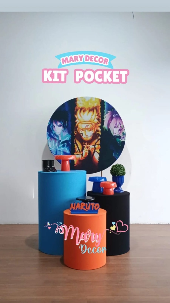 Kit Pocket Naruto - Mary Decor Festas & Locações